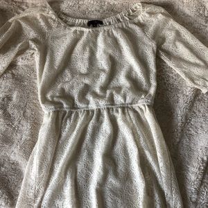 Lace off-the-shoulder dress